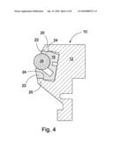 Rod Cradle, Instert to be Used in a Rod Cradle, and Method for Inserting a Rod in a Rod Cradle diagram and image