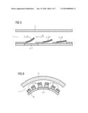 FLOW DISTRIBUTION REGULATION ARRANGEMENT WITH BIMETALLIC ELEMENTS FOR ADJUSTING THE FLOW DISTRIBUTION IN A COOLING CHANNEL diagram and image