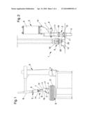 Operating head for removing and fitting wheel tires for vehicles diagram and image