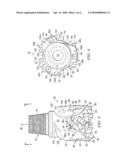 Roller Cone Drill Bits with Improved Fluid Flow diagram and image