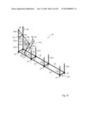 Prop for a three-dimensional framework, connecting assembly for a railing device, and method for attaching a railing device to a prop diagram and image