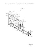 Prop for a three-dimensional framework, connecting assembly for a railing device, and method for attaching a railing device to a prop diagram and image