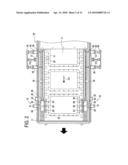 METHOD OF POSITIONING CONVEYANCE SECTION, AND CONVEYANCE DEVICE diagram and image