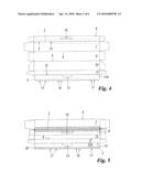 CONTAINER FOR ROLLS OF FOIL MATERIAL, HAVING A TOOTHED EDGE FOR TEARING OFF PORTIONS OF THIS MATERIAL, AND METHOD FOR THE PRODUCTION THEREOF diagram and image