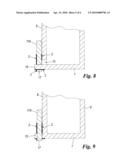 CONTAINER FOR ROLLS OF FOIL MATERIAL, HAVING A TOOTHED EDGE FOR TEARING OFF PORTIONS OF THIS MATERIAL, AND METHOD FOR THE PRODUCTION THEREOF diagram and image