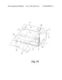 CONTAINER FOR ROLLS OF FOIL MATERIAL, HAVING A TOOTHED EDGE FOR TEARING OFF PORTIONS OF THIS MATERIAL, AND METHOD FOR THE PRODUCTION THEREOF diagram and image