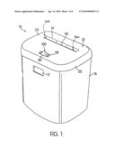 SHREDDER WITH LIGHT EMITTING DIODE (LED) SENSORS diagram and image