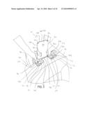 MOUNTING BRACKET FOR SECURING A VIDEO SYSTEM BEHIND A HEADREST diagram and image