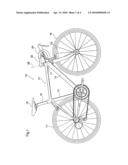 Plated bicycle fork steerer tube diagram and image
