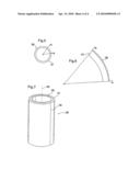 Plated bicycle fork steerer tube diagram and image