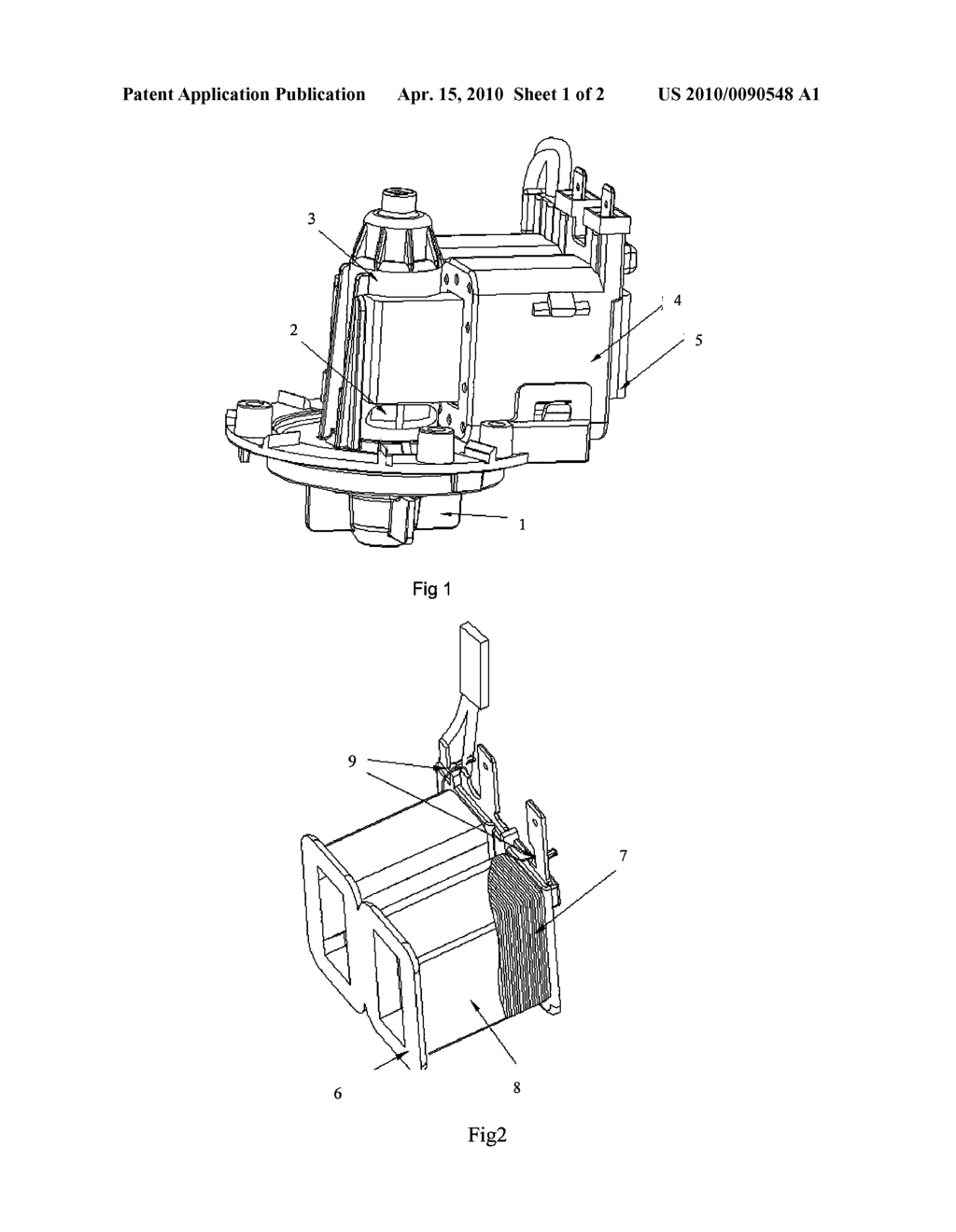 Permanent-magnet Synchronous Motor of Drainage Pump - diagram, schematic, and image 02