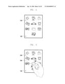 OBJECT MANAGEMENT METHOD AND APPARATUS USING TOUCHSCREEN diagram and image