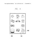 OBJECT MANAGEMENT METHOD AND APPARATUS USING TOUCHSCREEN diagram and image