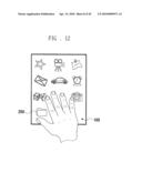 OBJECT MANAGEMENT METHOD AND APPARATUS USING TOUCHSCREEN diagram and image