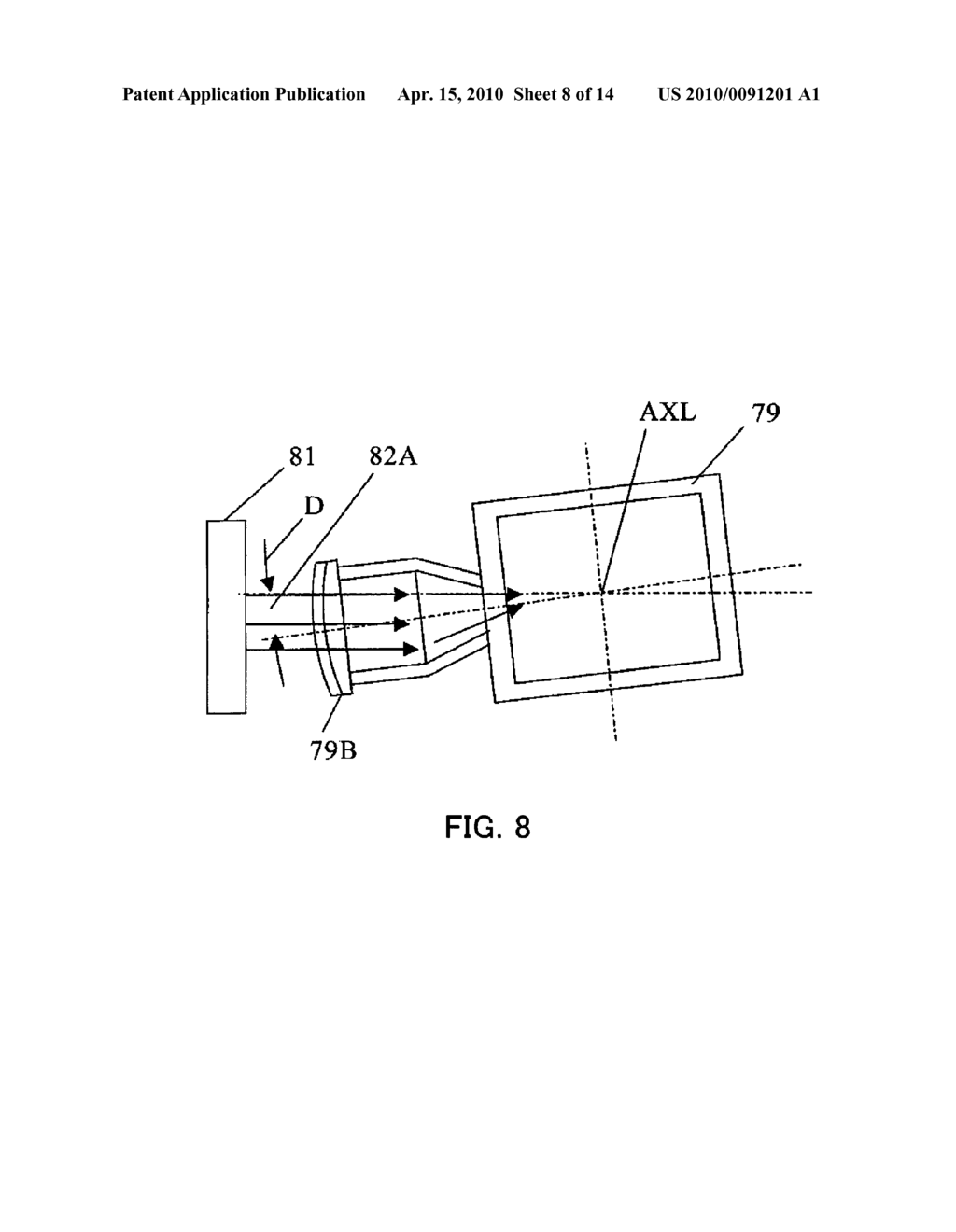 OPTICAL MODULATION ELEMENT UNIT, PROJECTION OPTICAL UNIT, AND IMAGE PROJECTION APPARATUS - diagram, schematic, and image 09