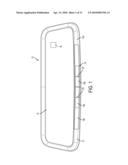 INTERIOR REARVIEW MIRROR ASSEMBLY WITH BUTTON MODULE diagram and image