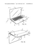 PORTABLE COMPUTER UNIFIED TOP CASE diagram and image