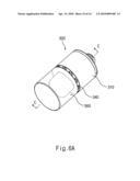 HEAT DISSIPATION MEMBER HAVING VARIABLE HEAT DISSIPATION PATHS AND LED LIGHTING FLOOD LAMP USING THE SAME diagram and image