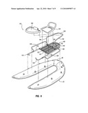 Unitary twin pontoon hull float boat diagram and image