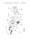 LIQUID CRYSTAL DISPLAY AND HEIGHT ADJUSTABLE BASE OF THE PANEL THEREOF diagram and image