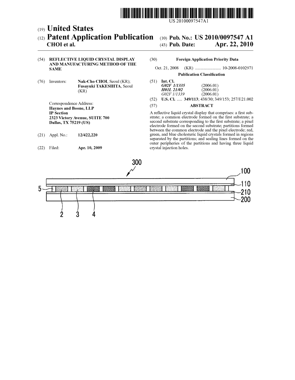 REFLECTIVE LIQUID CRYSTAL DISPLAY AND MANUFACTURING METHOD OF THE SAME - diagram, schematic, and image 01