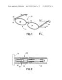 RESILIENT HINGE FOR EYEGLASSES diagram and image