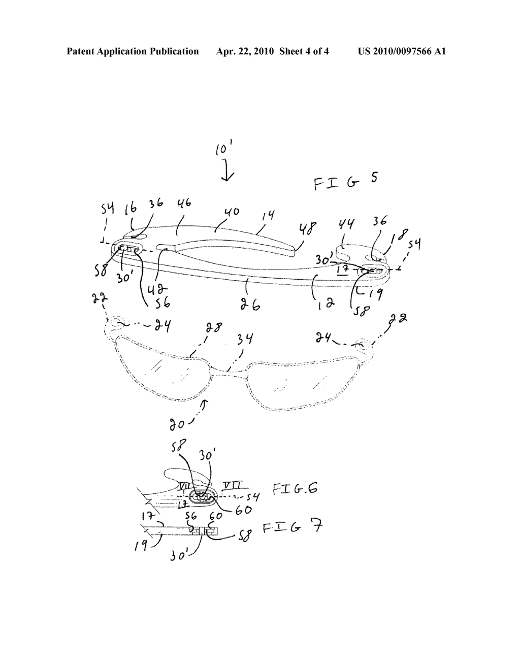 Eyewear holder - diagram, schematic, and image 05