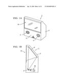 Screen, projector, and image display device diagram and image