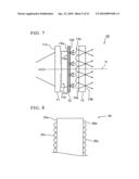 Screen, projector, and image display device diagram and image