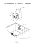 COMPUTER ENCLOSURE WITH AIRFLOW GUIDE diagram and image