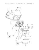 COMPUTER ENCLOSURE WITH AIRFLOW GUIDE diagram and image