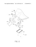 LAMP WITH ANGLE ADJUSTING MEMBER diagram and image