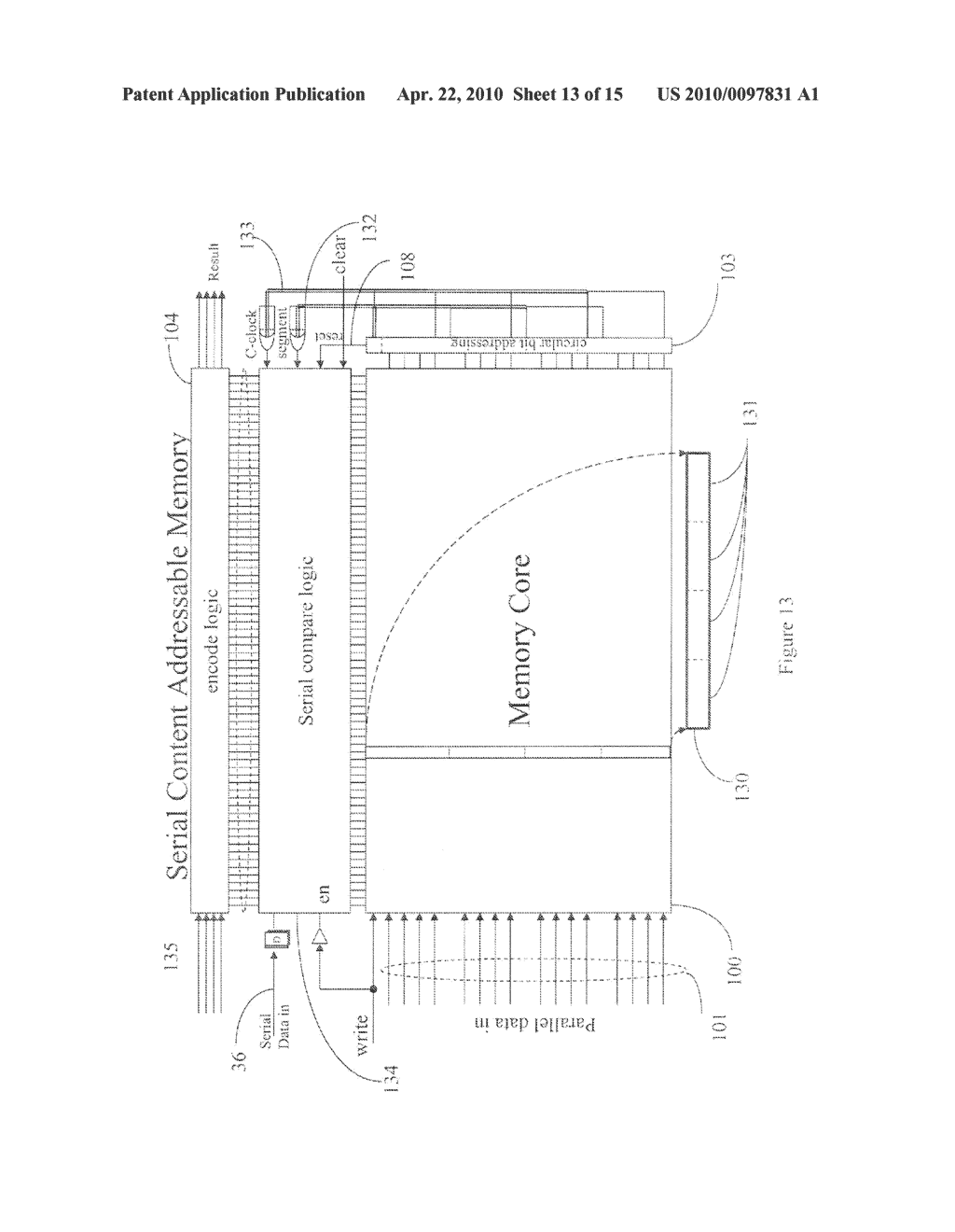 ITERATIVE SERIAL CONTENT ADDRESSABLE MEMORY - diagram, schematic, and image 14