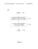 METHOD AND APPARATUS FOR SENDING ALERTS TO INTERNET PROTOCOL PHONES diagram and image