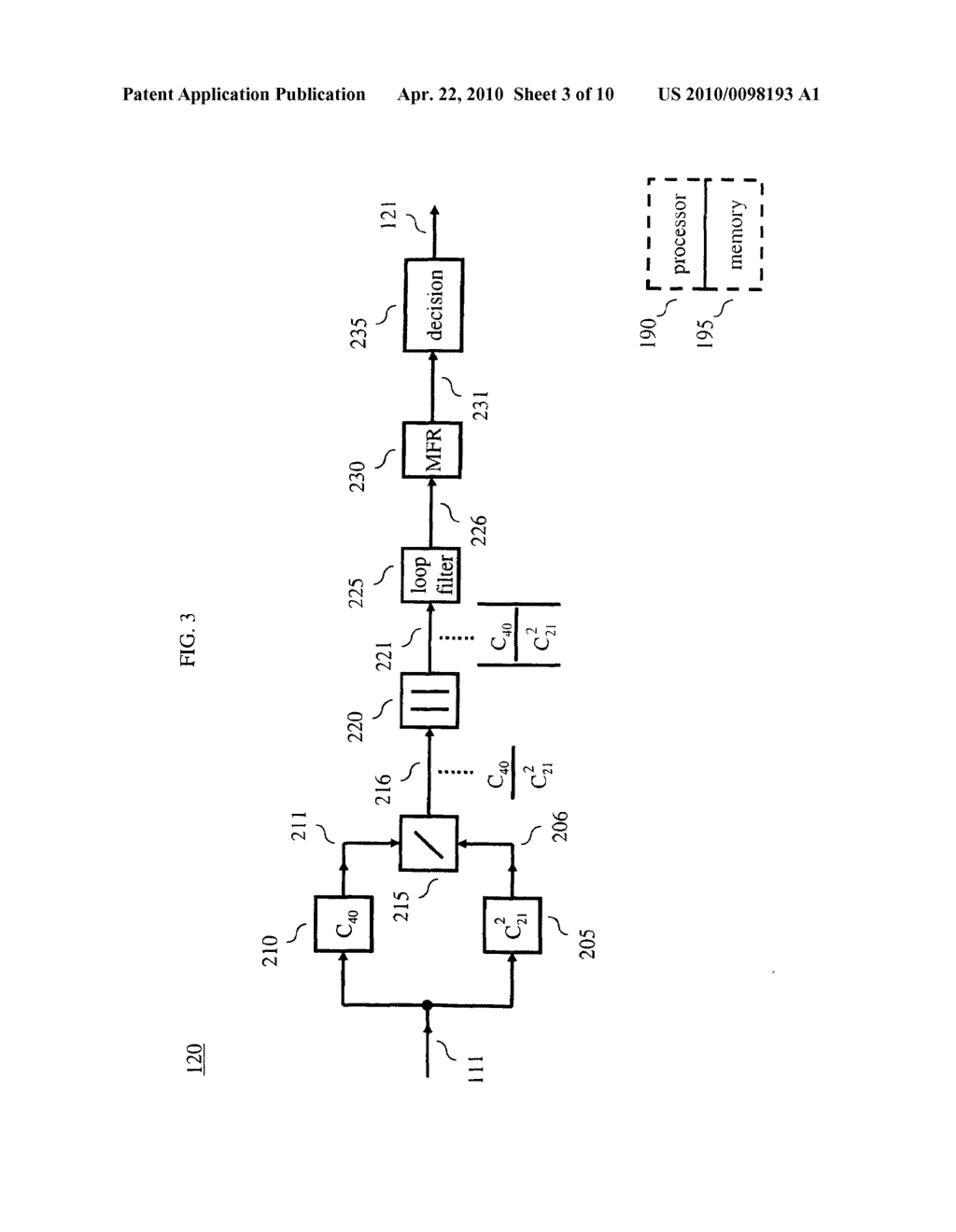 APPARATUS AND METHOD FOR CLASSIFYING MODULATIONS IN MULTIPATH ENVIRONMENTS - diagram, schematic, and image 04