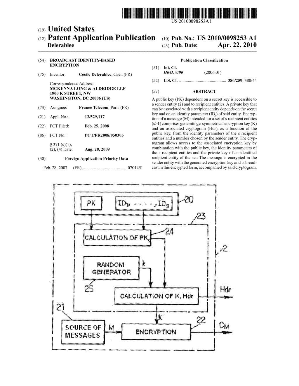 Broadcast Identity-Based Encryption - diagram, schematic, and image 01