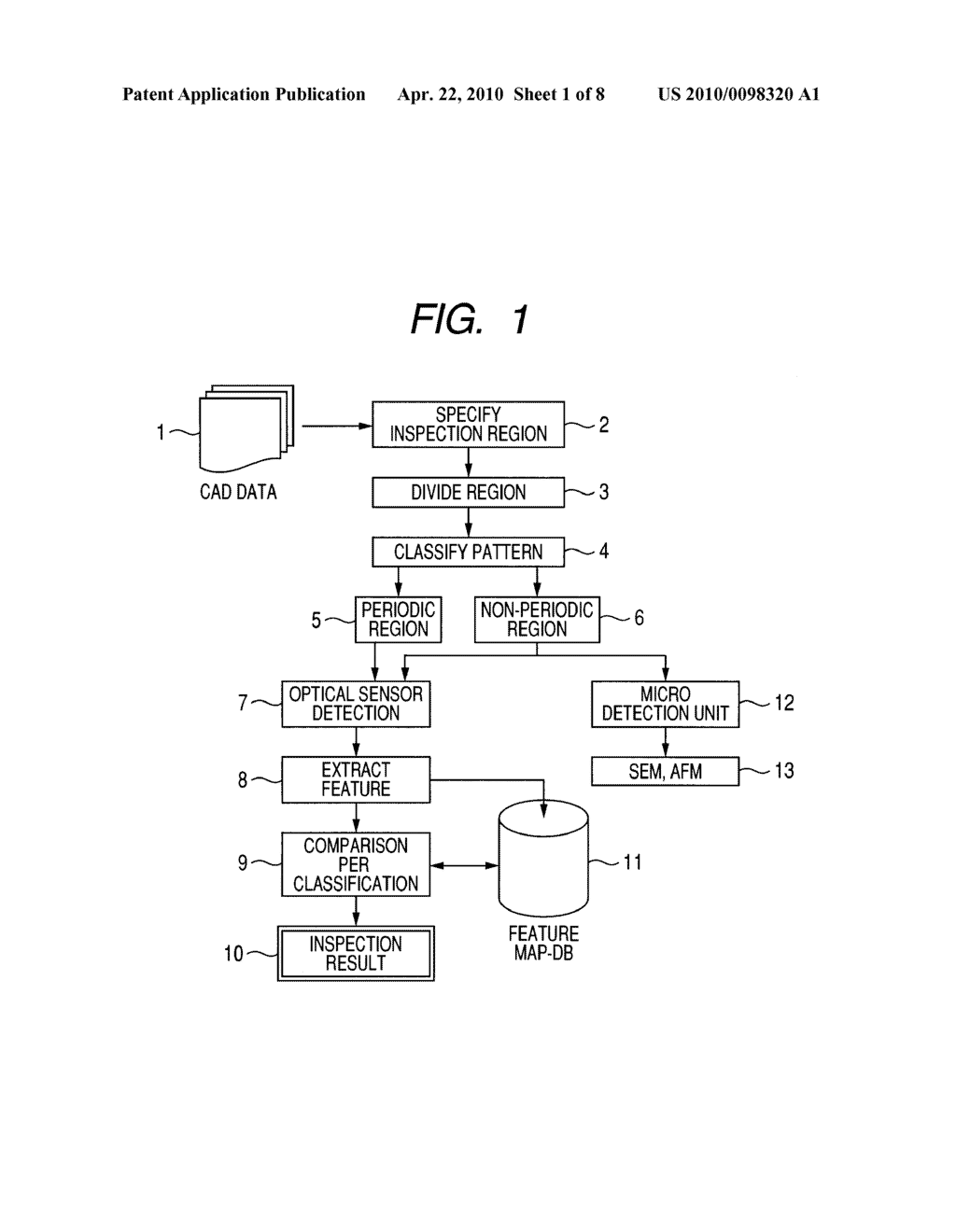 METHOD AND DEVICE FOR INSPECTING PATTERNED MEDIUM - diagram, schematic, and image 02