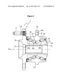 HUB BEARING UNIT PROVIDED WITH MULTIPLE ROWS OF ROLLING ELEMENTS diagram and image