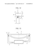 OPTICAL SCANNING APPARATUS AND ITS OPTICAL ELEMENT, METHOD AND APPARATUS FOR POSITIONING AND FIXING THE OPTICAL ELEMENT, AND A MOLDING TOOL FOR MAKING THE OPTICAL ELEMENT diagram and image