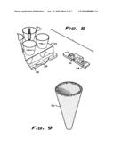 EDIBLE CONTAINER APPARATUS AND METHOD OF MANUFACTURE diagram and image