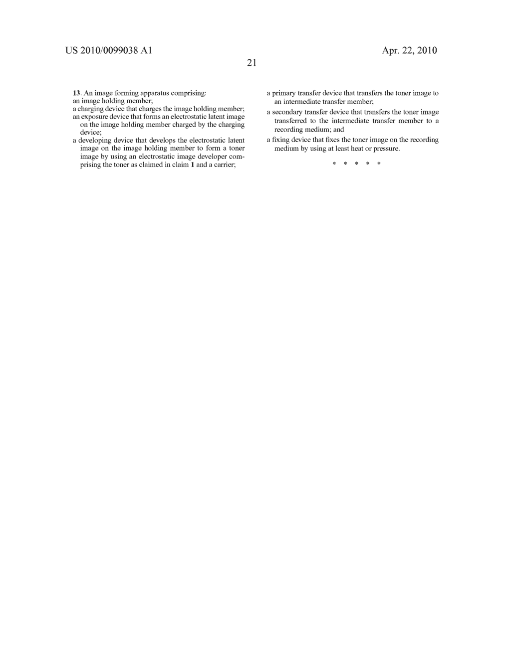 ELECTROSTATIC IMAGE DEVELOPING TONER, ELECTROSTATIC IMAGE DEVELOPER, TONER CARTRIDGE, PROCESS CARTRIDGE, IMAGE FORMING METHOD, AND IMAGE FORMING APPARATUS - diagram, schematic, and image 23