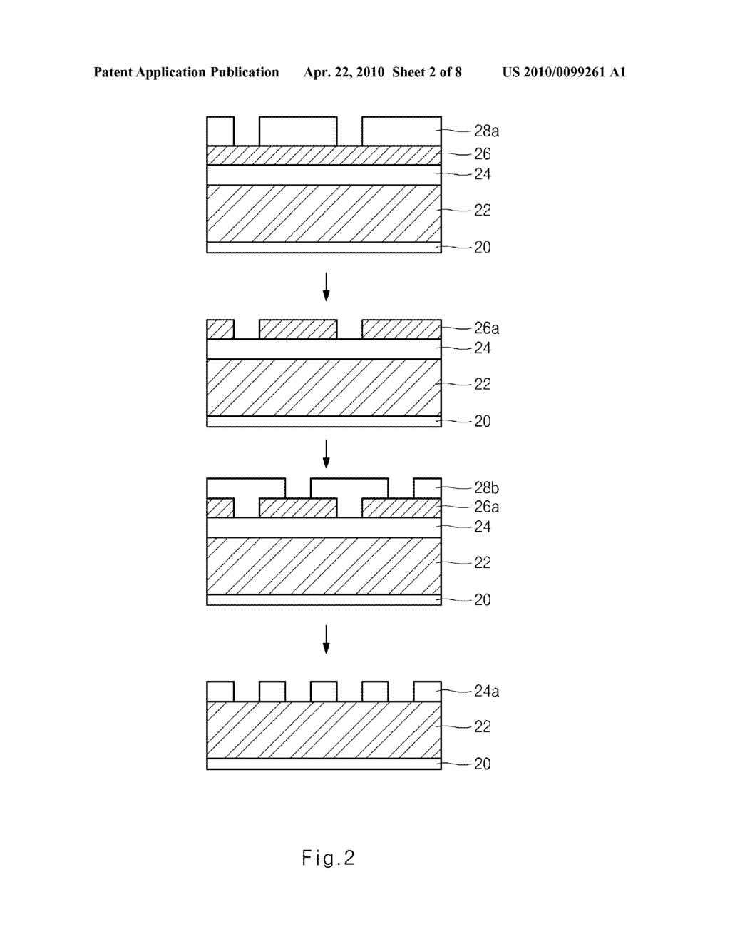 METHOD FOR FORMING PATTERN OF SEMICONDUCTOR DEVICE - diagram, schematic, and image 03