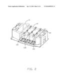 ELECTRICAL CONNECTOR WITH HIGH PROFILE CONTACTS diagram and image