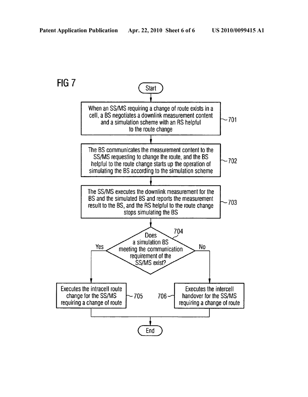 METHOD FOR CHANGING ROUTE IN WIRELESS COMMUNICATION - diagram, schematic, and image 07