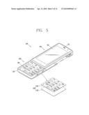 MOBILE TERMINAL HAVING TOUCH SENSOR-EQUIPPED INPUT DEVICE AND CONTROL METHOD THEREOF diagram and image