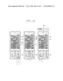 MOBILE TERMINAL HAVING TOUCH SENSOR-EQUIPPED INPUT DEVICE AND CONTROL METHOD THEREOF diagram and image