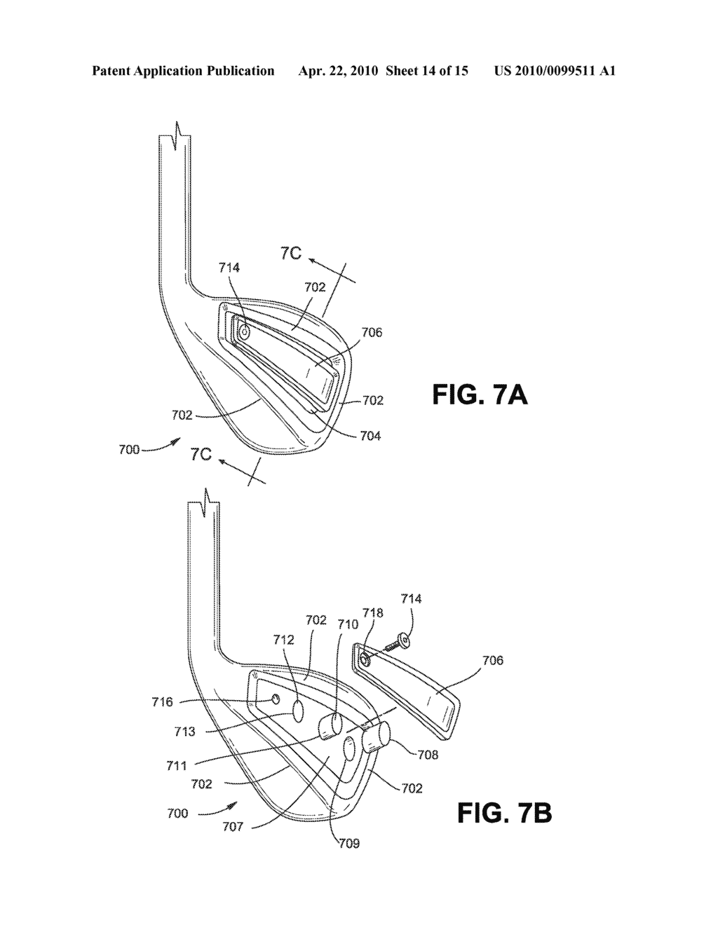 Golf Clubs and Golf Club Heads with Adjustable Center of Gravity and Moment of Inertia Characteristics - diagram, schematic, and image 15