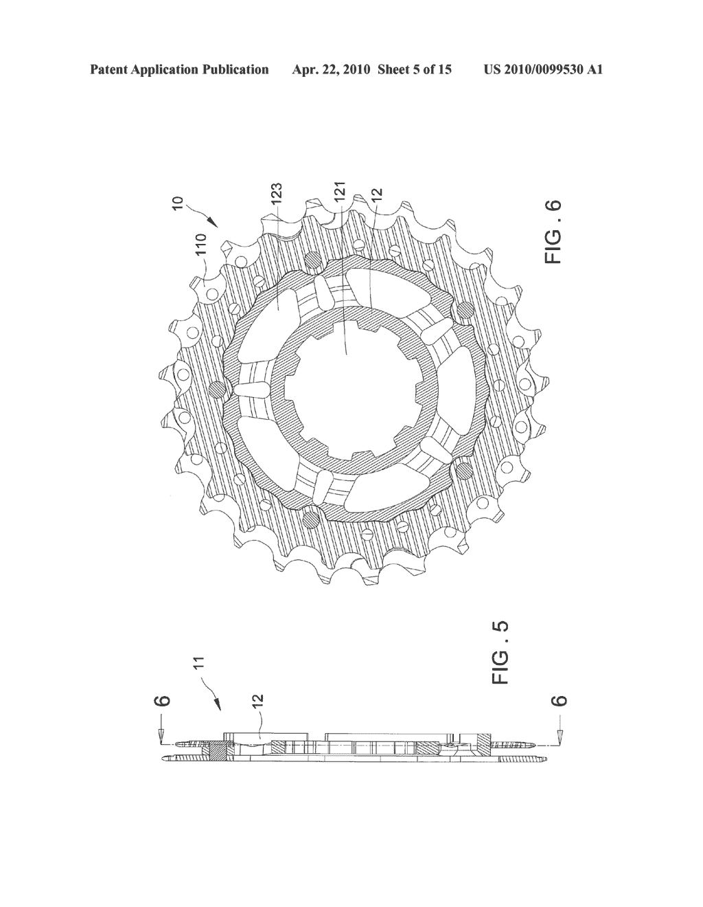 Bicycle Cogset - diagram, schematic, and image 06