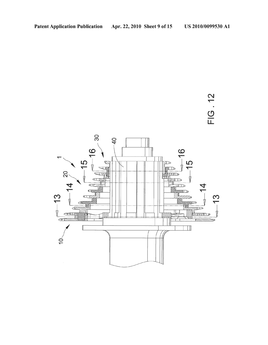 Bicycle Cogset - diagram, schematic, and image 10