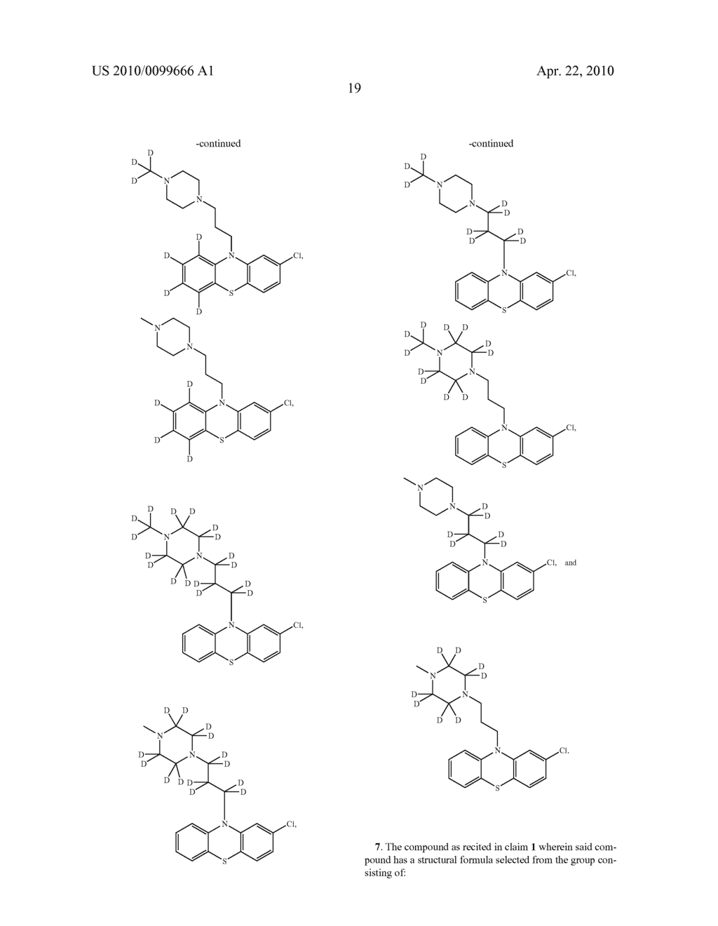 PHENOTHIAZINE MODULATORS OF H1 RECEPTOR AND D2 RECEPTOR - diagram, schematic, and image 20